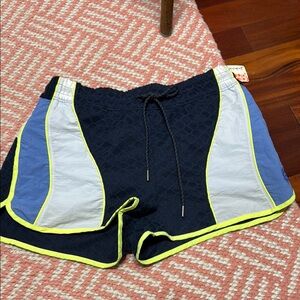 Stylish Women's Navy and Blue Shorts